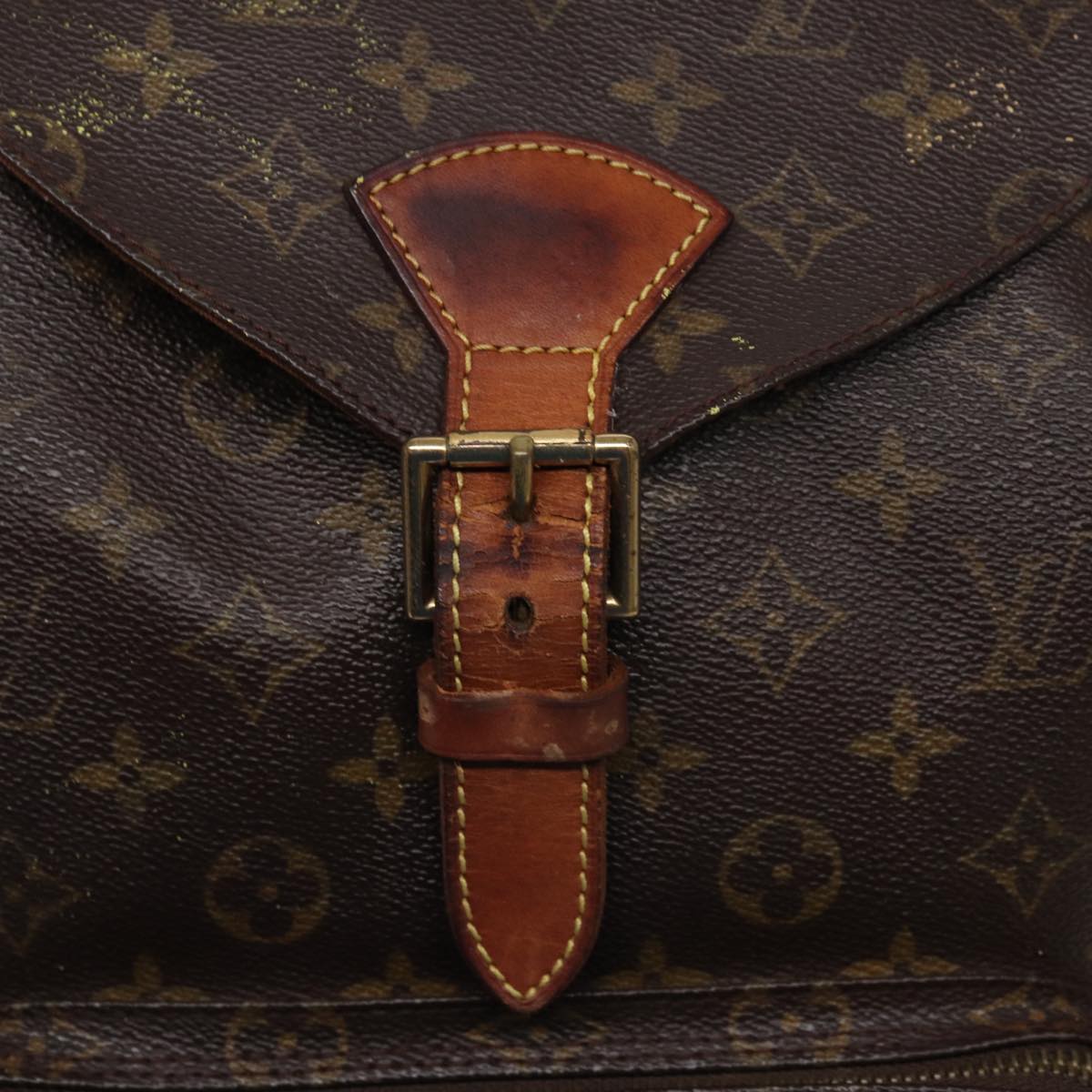 LOUIS VUITTON Monogram Montsouris GM Backpack M51135 LV Auth 81508