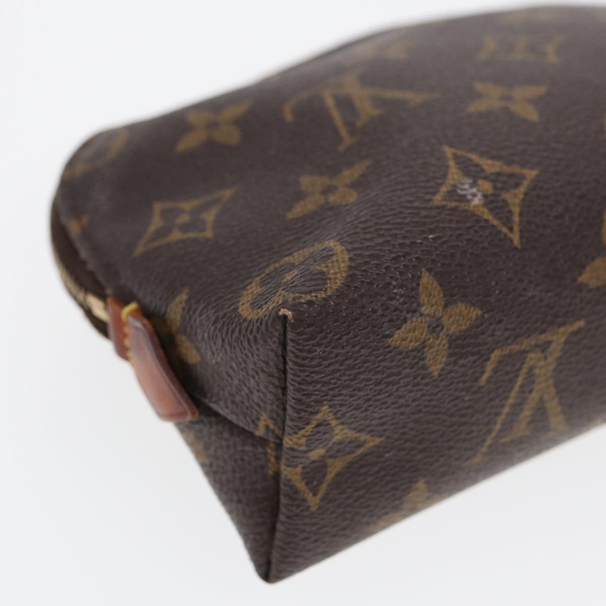 LOUIS VUITTON Monogram Pochette Cosmetic PM Cosmetic Pouch M47515 LV Auth 81600