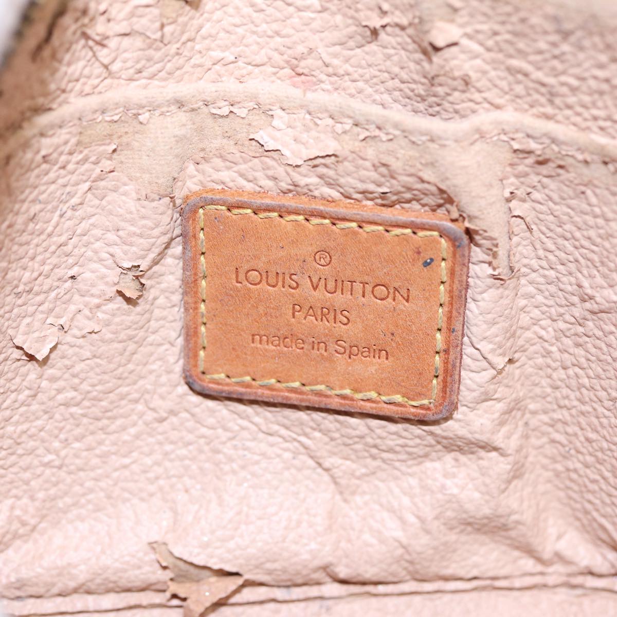 LOUIS VUITTON Monogram Pochette Cosmetic PM Cosmetic Pouch M47515 LV Auth 81600