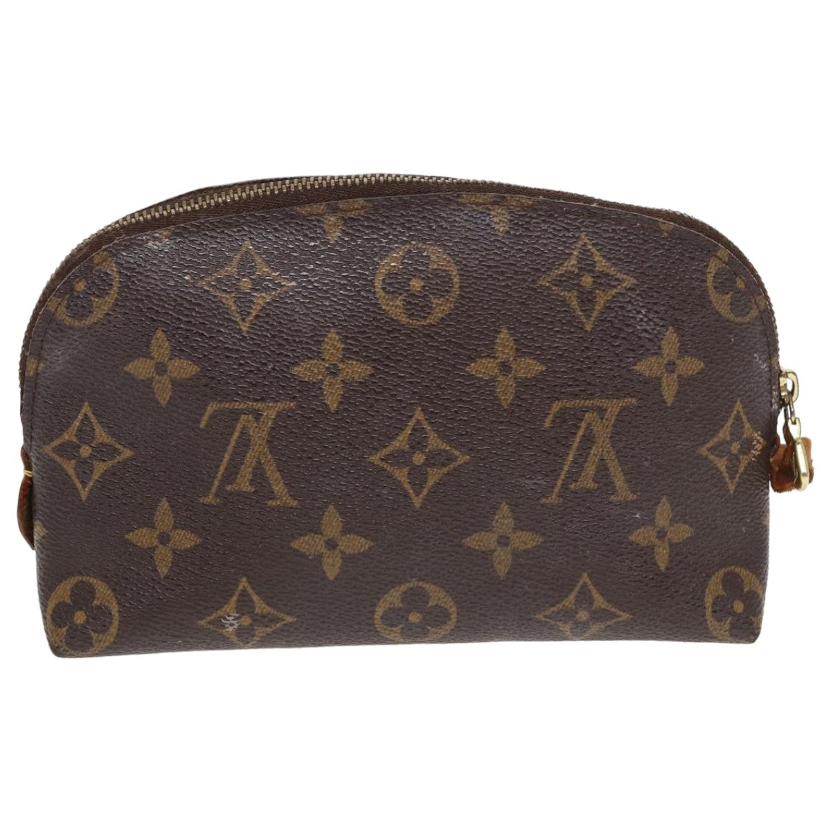 LOUIS VUITTON Monogram Pochette Cosmetic PM Cosmetic Pouch M47515 LV Auth 81600