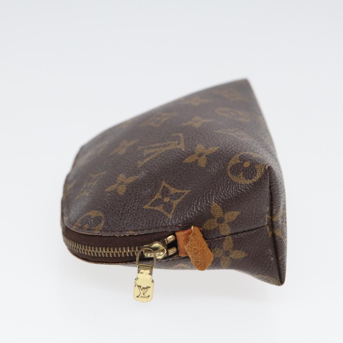 LOUIS VUITTON Monogram Pochette Cosmetic PM Cosmetic Pouch M47515 LV Auth 81600
