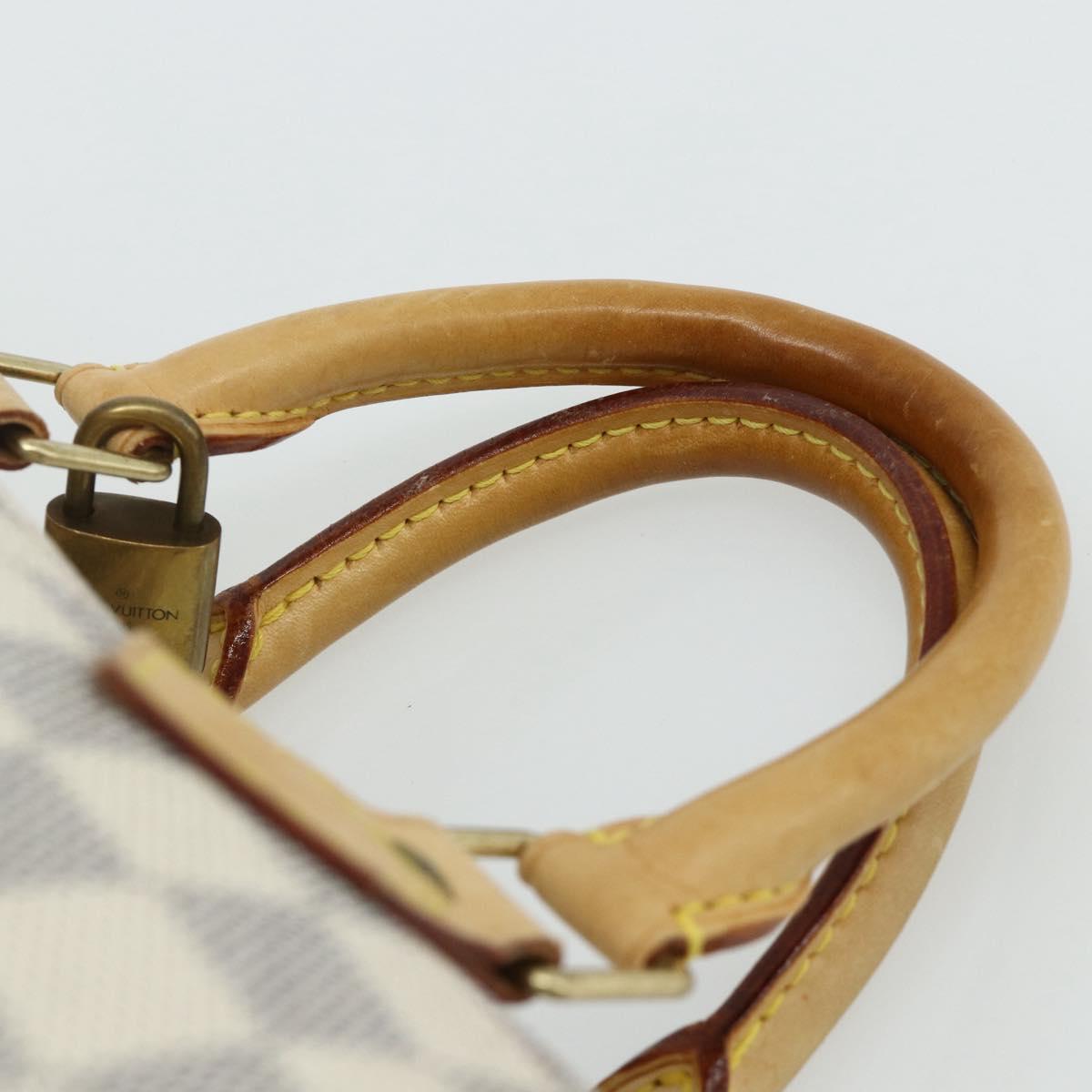 LOUIS VUITTON Damier Azur Speedy 25 Hand Bag N41534 LV Auth 81705