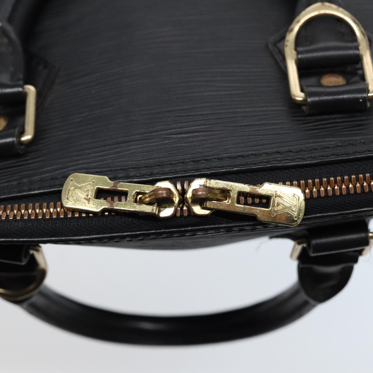 LOUIS VUITTON Epi Alma Hand Bag Black M52142 LV Auth 81730