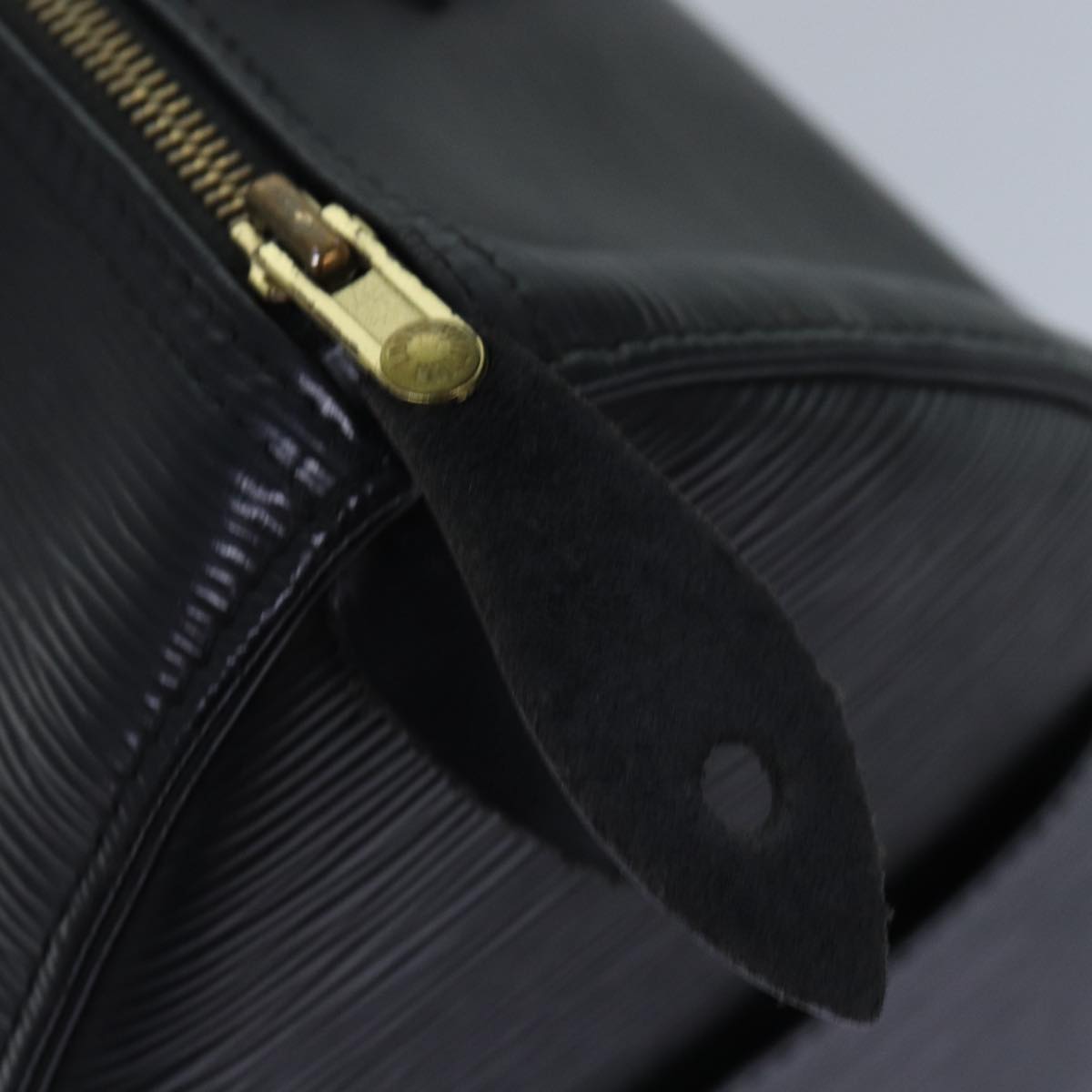 LOUIS VUITTON Epi Speedy 30 Hand Bag Noir Black M43002 LV Auth 81811