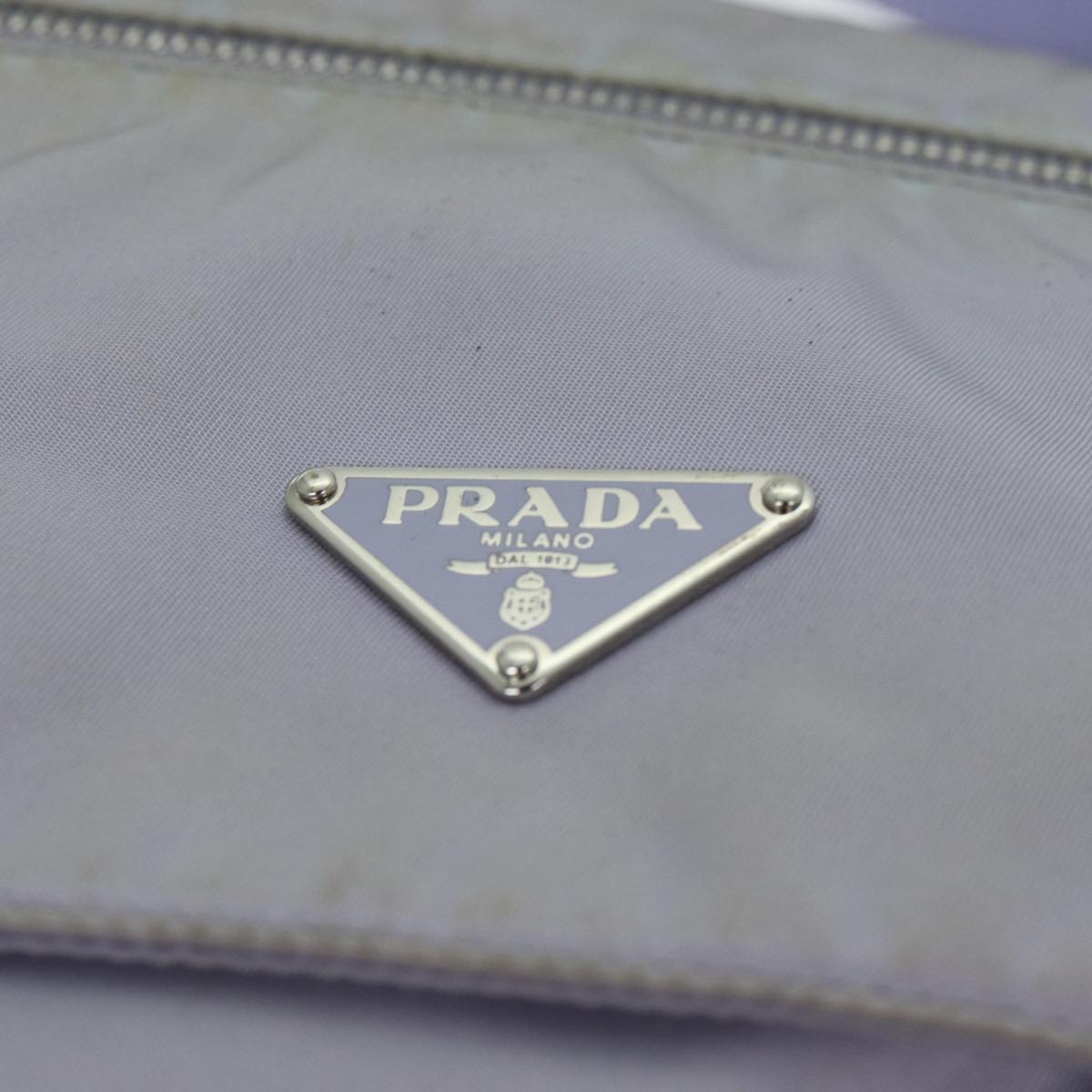 PRADA Shoulder Bag Nylon Purple Auth 81834