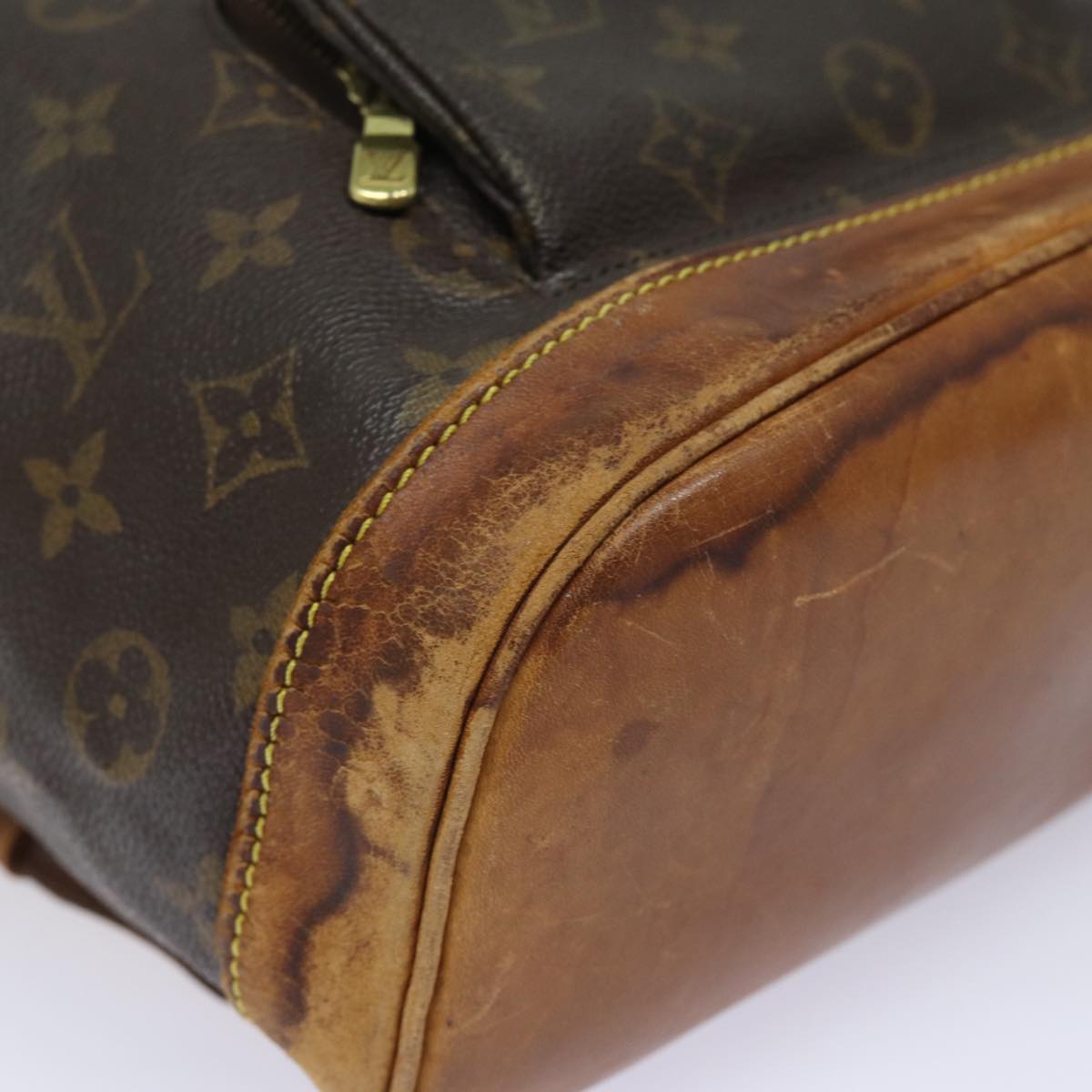 LOUIS VUITTON Monogram Montsouris MM Backpack M51136 LV Auth 81843