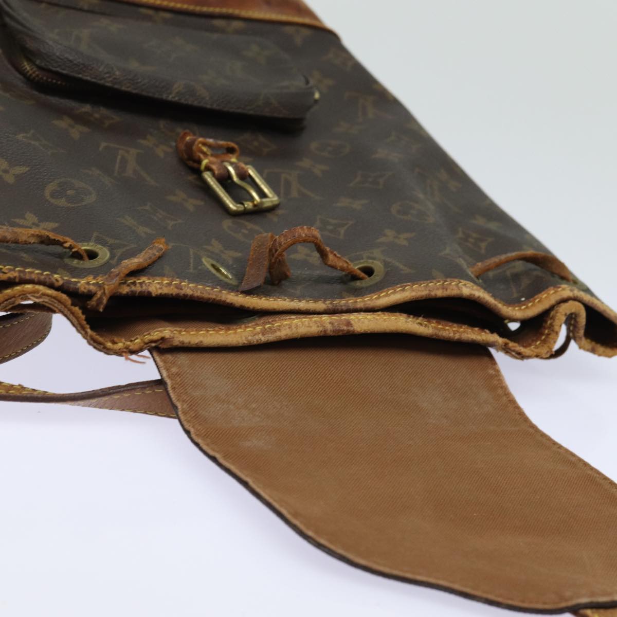 LOUIS VUITTON Monogram Montsouris MM Backpack M51136 LV Auth 81843