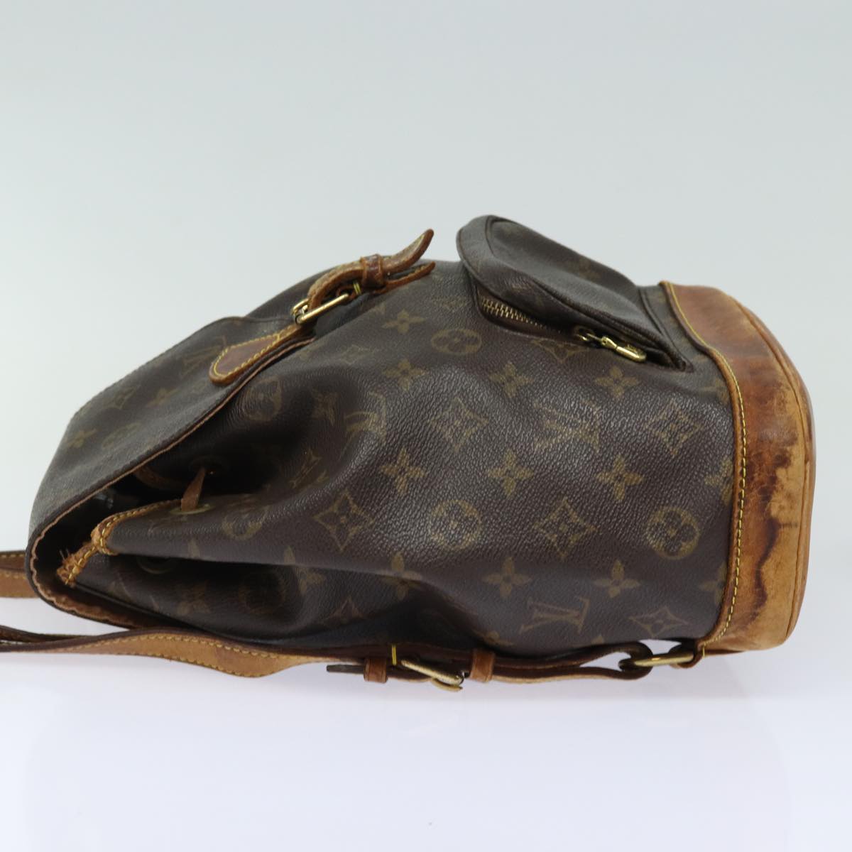 LOUIS VUITTON Monogram Montsouris MM Backpack M51136 LV Auth 81843