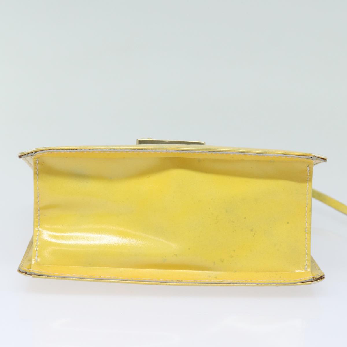 LOUIS VUITTON Monogram Vernis Spring Street Hand Bag Gris M91029 LV Auth 81950