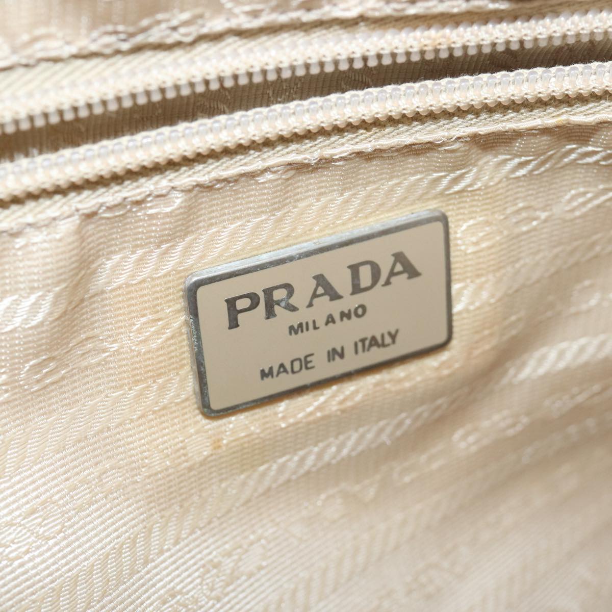 PRADA Backpack Nylon Khaki Auth 82104