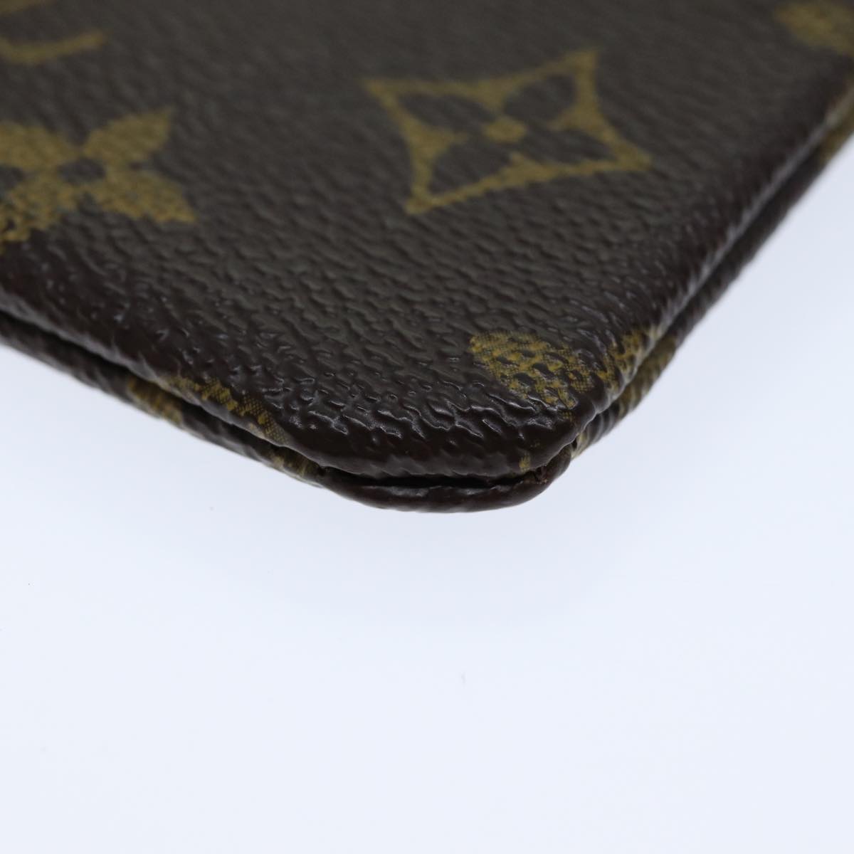 LOUIS VUITTON Monogram Pochette Cles Coin Purse M62650 LV Auth 82182