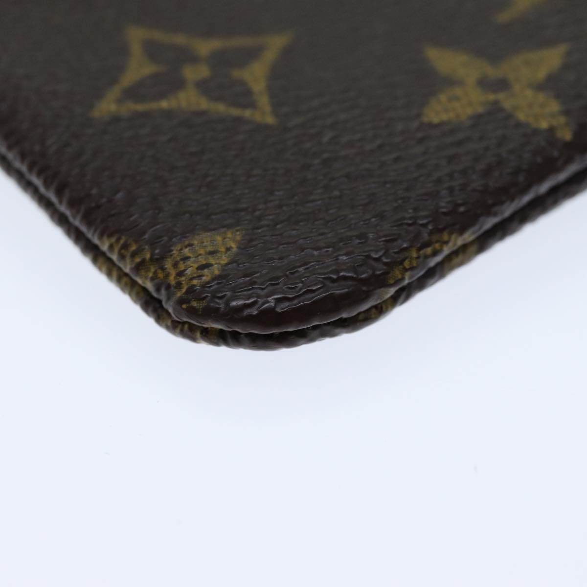 LOUIS VUITTON Monogram Pochette Cles Coin Purse M62650 LV Auth 82182