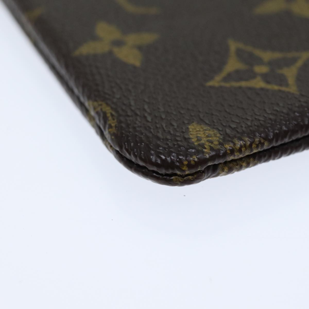 LOUIS VUITTON Monogram Pochette Cles Coin Purse M62650 LV Auth 82182