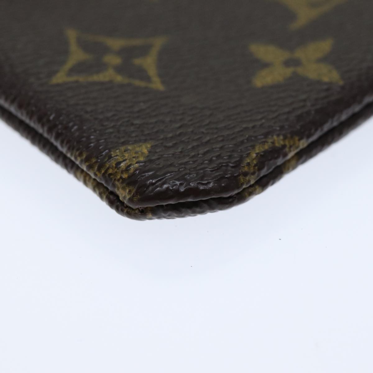 LOUIS VUITTON Monogram Pochette Cles Coin Purse M62650 LV Auth 82182