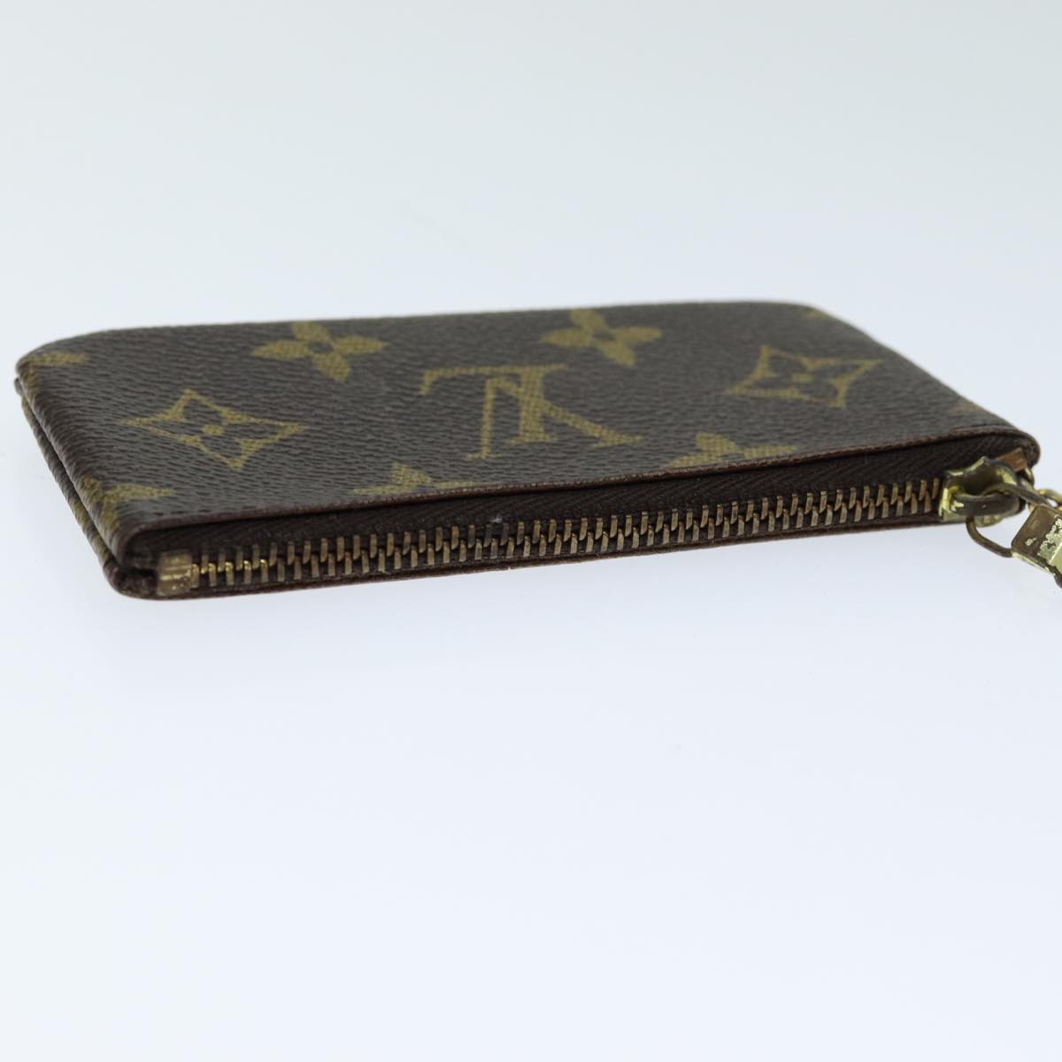 LOUIS VUITTON Monogram Pochette Cles Coin Purse M62650 LV Auth 82182