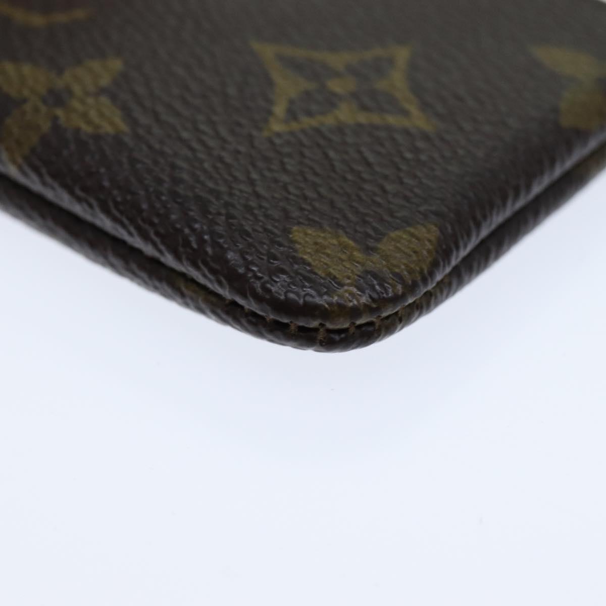 LOUIS VUITTON Monogram Pochette Cles Coin Purse M62650 LV Auth 82183