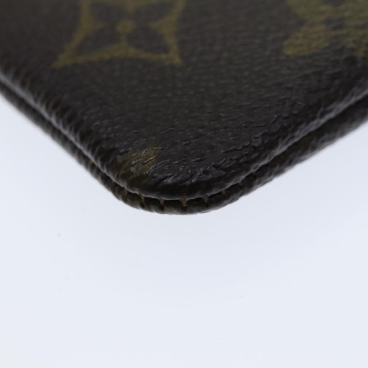 LOUIS VUITTON Monogram Pochette Cles Coin Purse M62650 LV Auth 82183