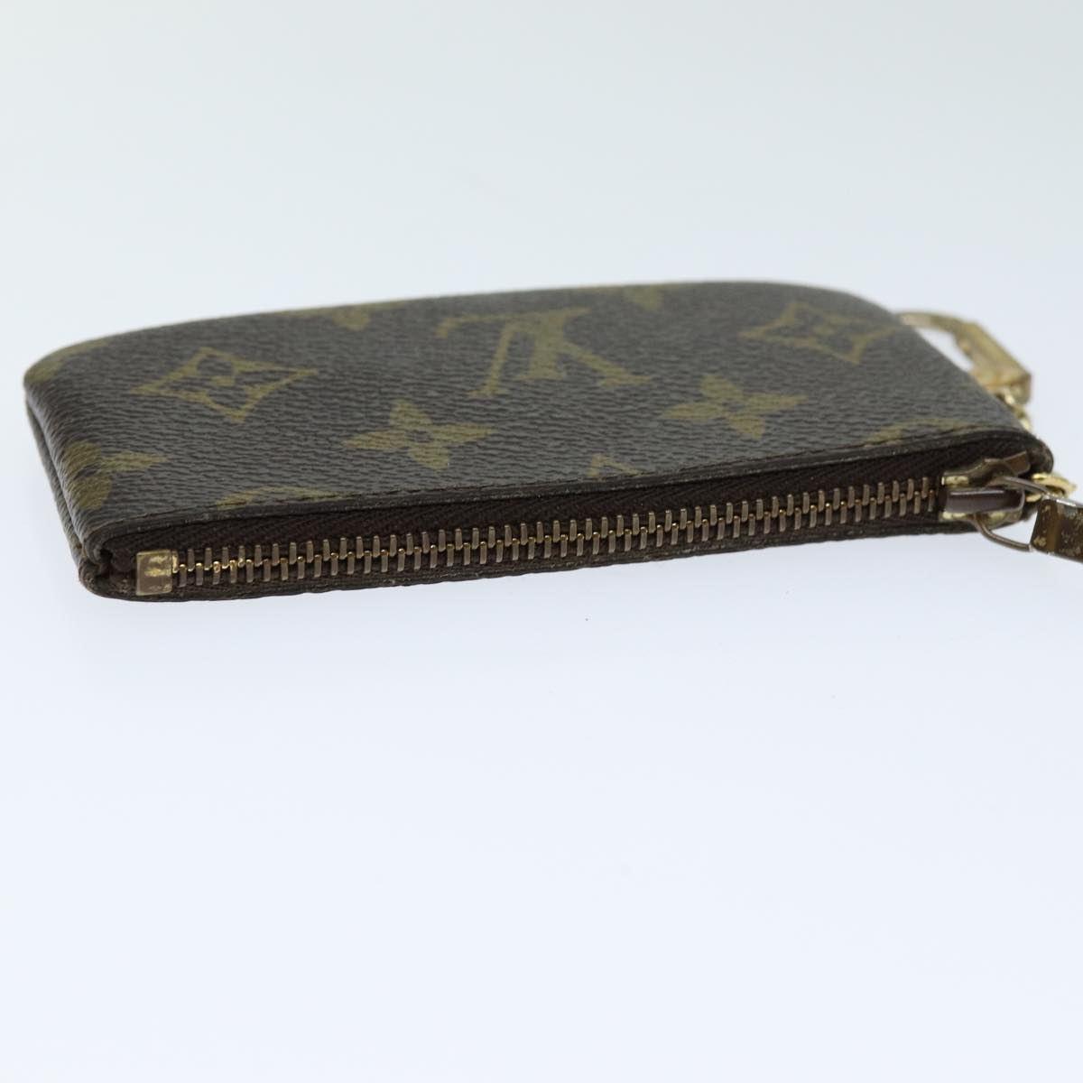 LOUIS VUITTON Monogram Pochette Cles Coin Purse M62650 LV Auth 82183