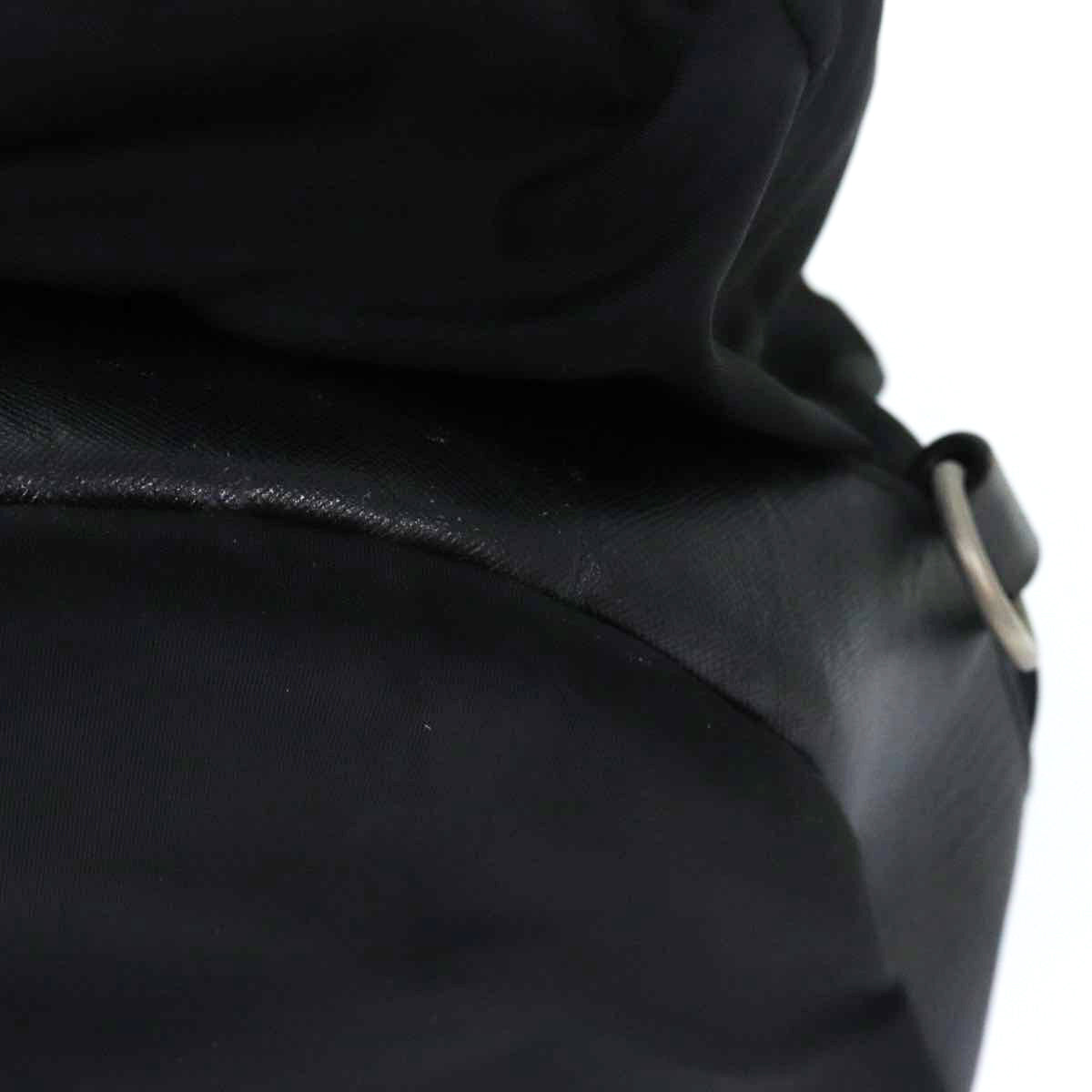 PRADA Backpack Nylon Black Auth 82188