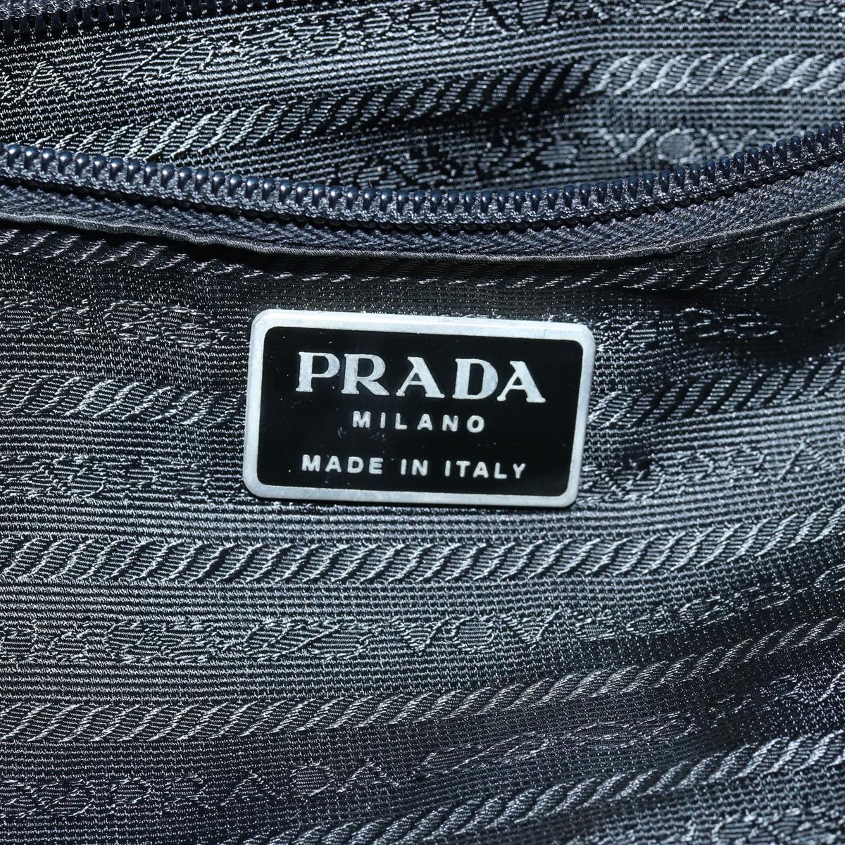 PRADA Backpack Nylon Black Auth 82188