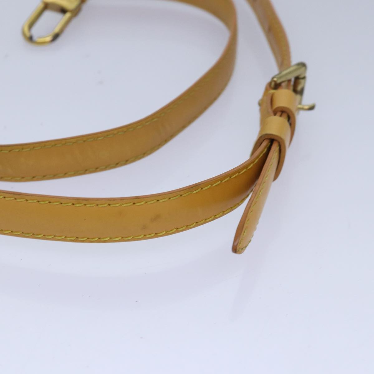 LOUIS VUITTON Epi Adjustable Shoulder Strap 37.4""""""""-44.5"""""""" Yellow LV Auth 82231