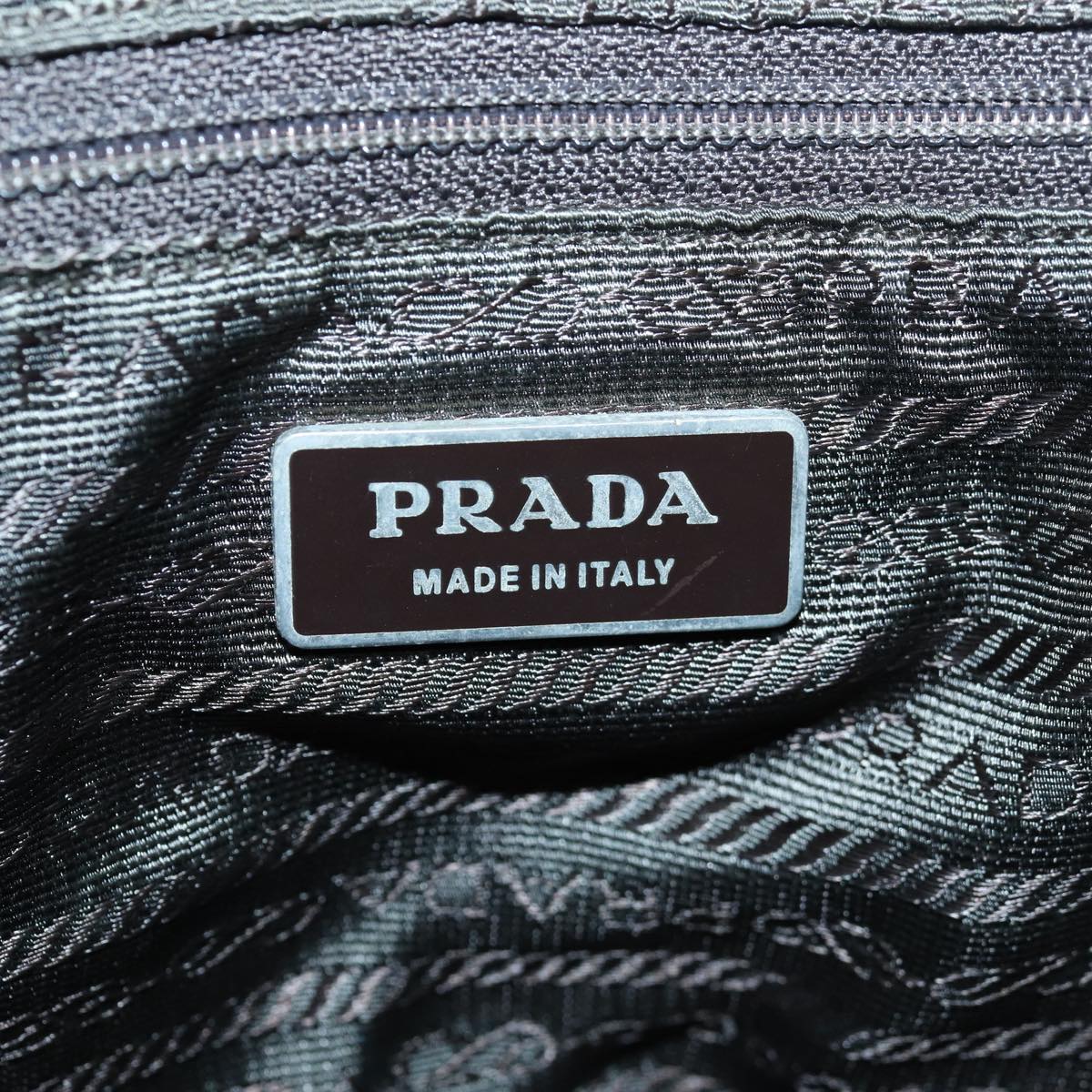 PRADA Backpack Nylon Khaki Auth 82276