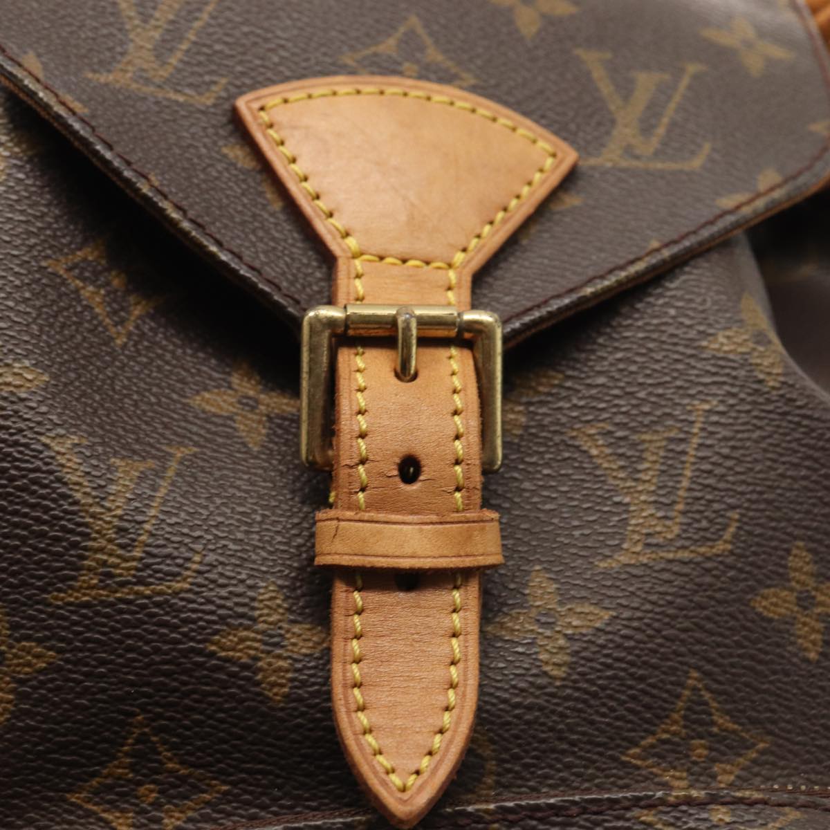 LOUIS VUITTON Monogram Montsouris MM Backpack M51136 LV Auth 82287