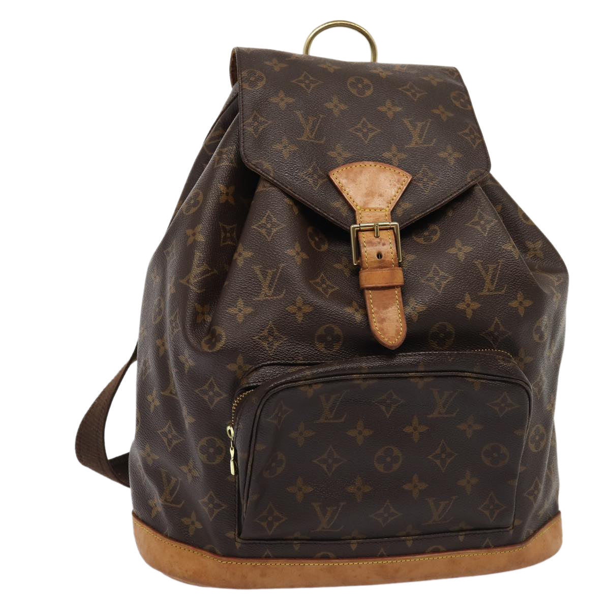 LOUIS VUITTON Monogram Montsouris GM Backpack M51135 LV Auth 82288