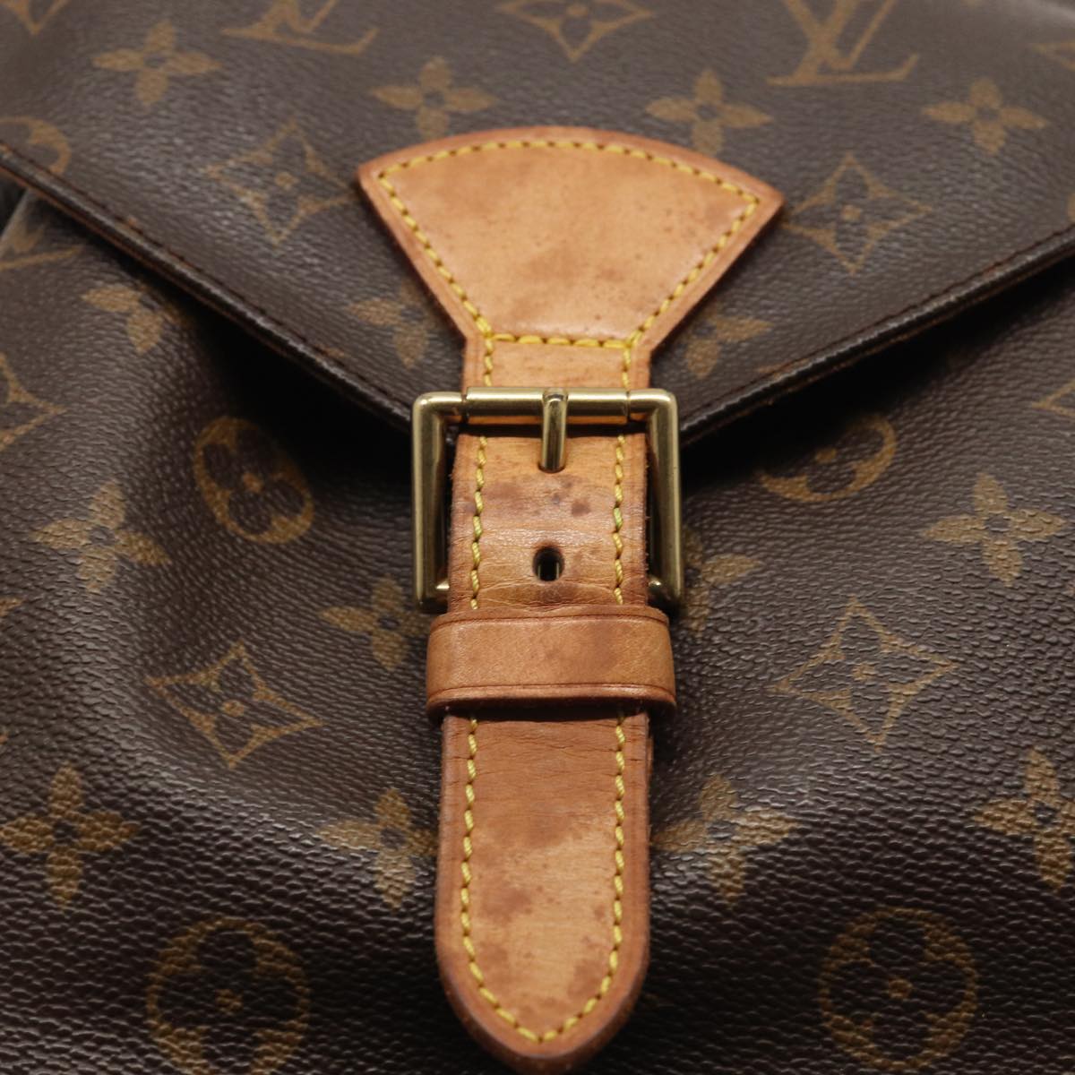 LOUIS VUITTON Monogram Montsouris GM Backpack M51135 LV Auth 82288