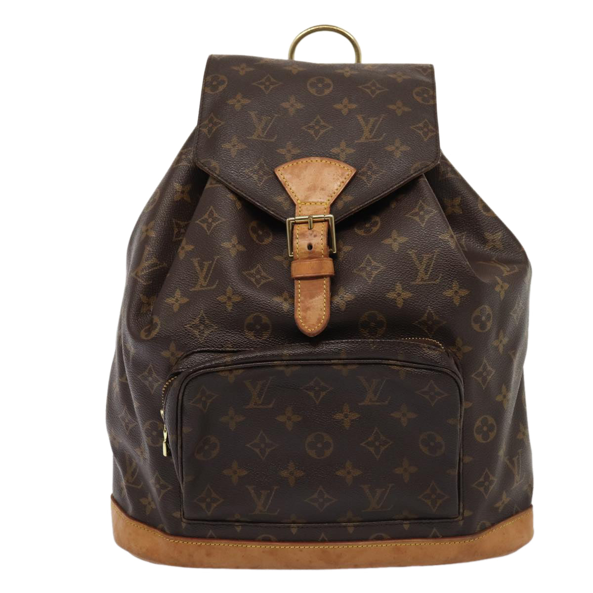 LOUIS VUITTON Monogram Montsouris GM Backpack M51135 LV Auth 82288