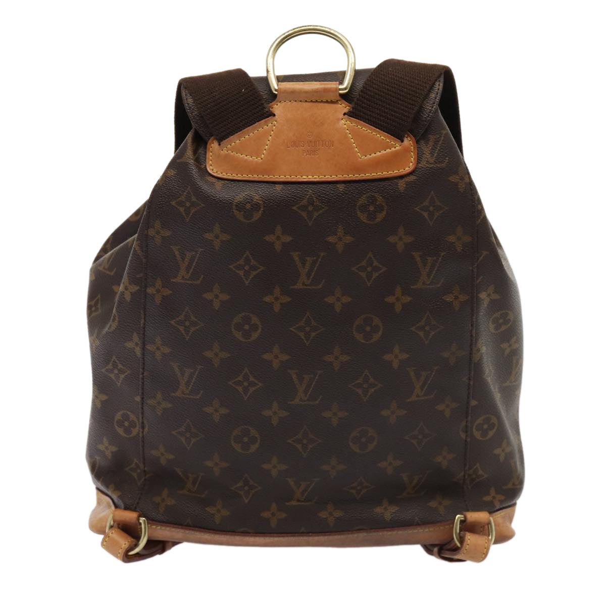 LOUIS VUITTON Monogram Montsouris GM Backpack M51135 LV Auth 82288