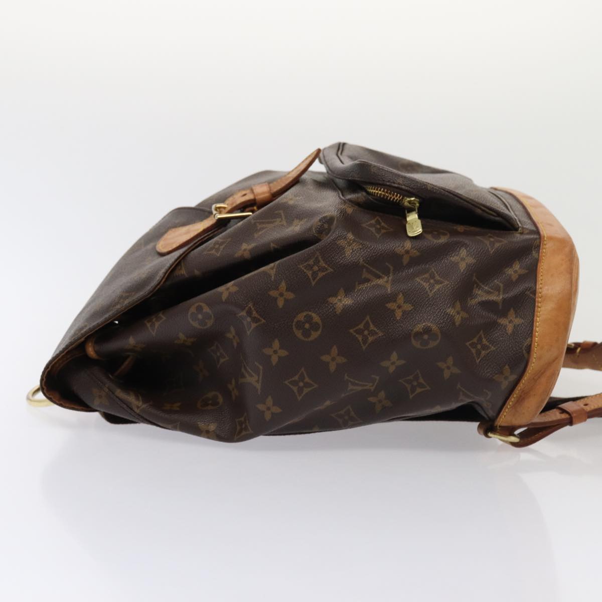 LOUIS VUITTON Monogram Montsouris GM Backpack M51135 LV Auth 82288