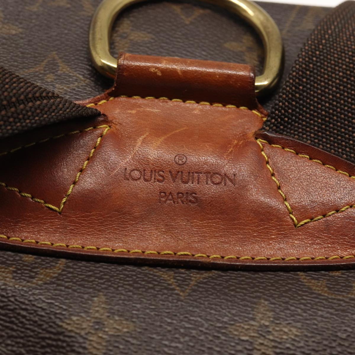 LOUIS VUITTON Monogram Montsouris GM Backpack M51135 LV Auth 82289