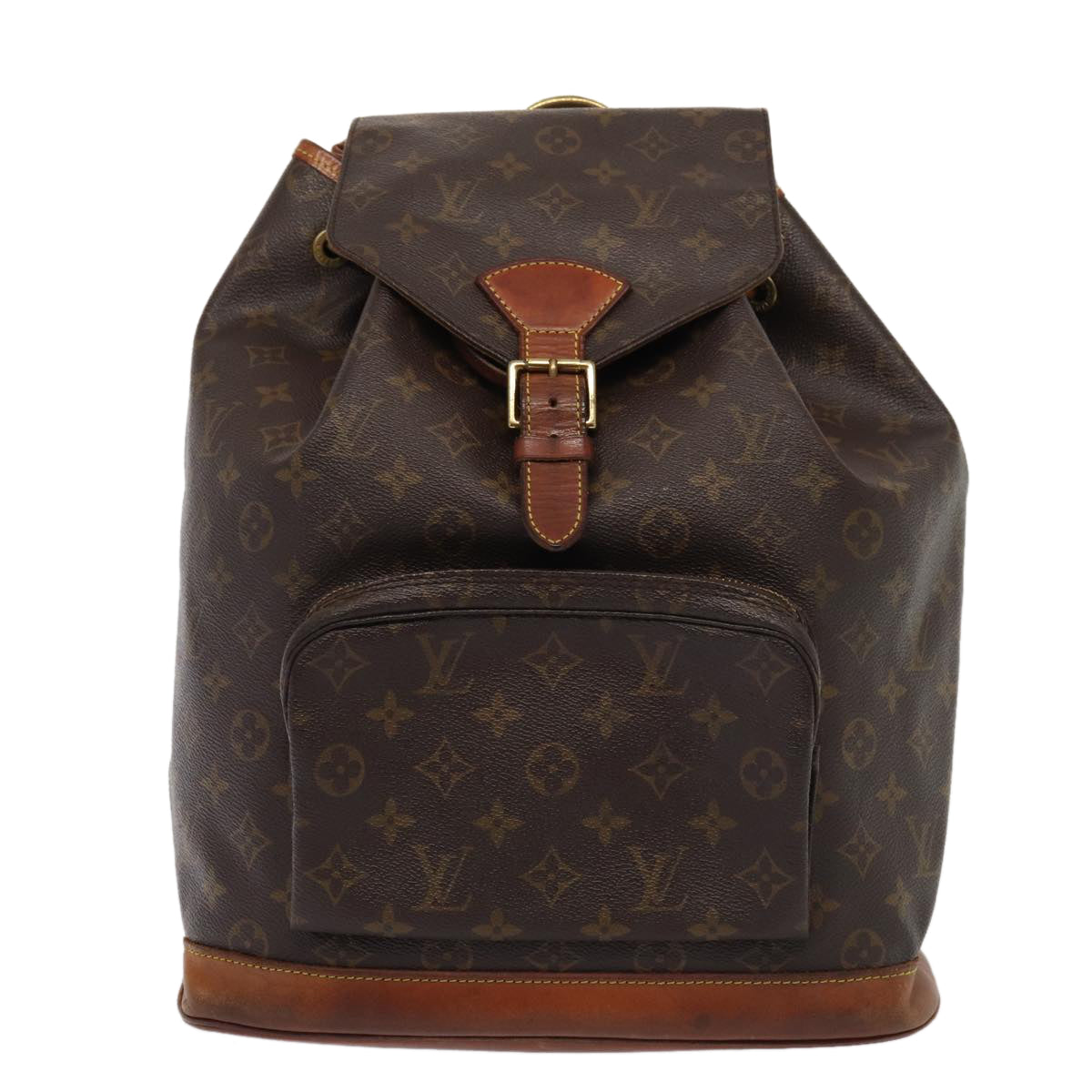 LOUIS VUITTON Monogram Montsouris GM Backpack M51135 LV Auth 82289