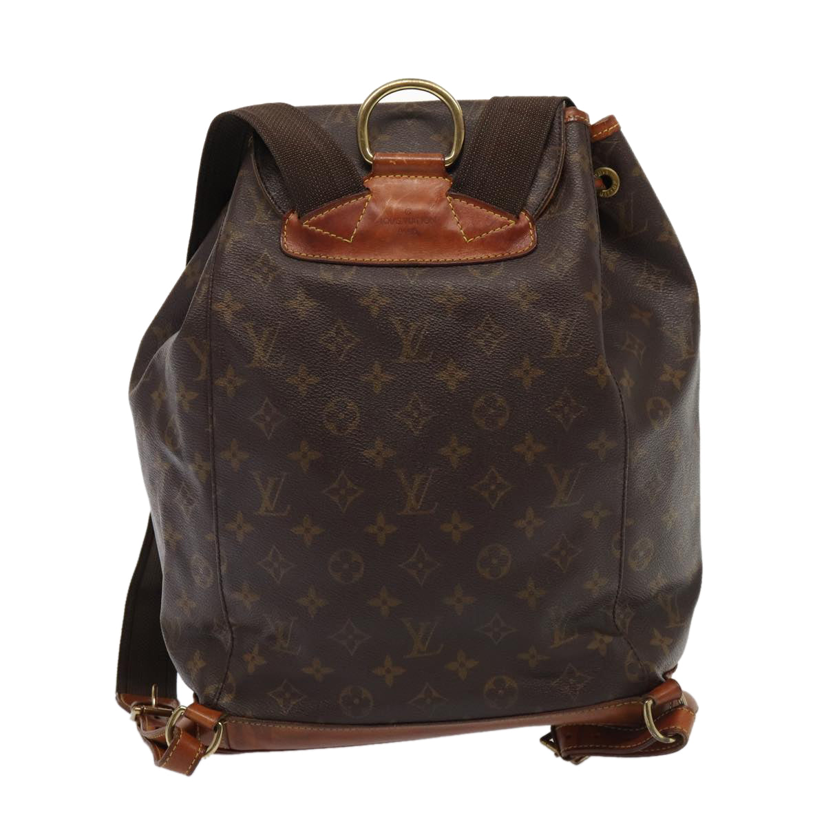 LOUIS VUITTON Monogram Montsouris GM Backpack M51135 LV Auth 82289