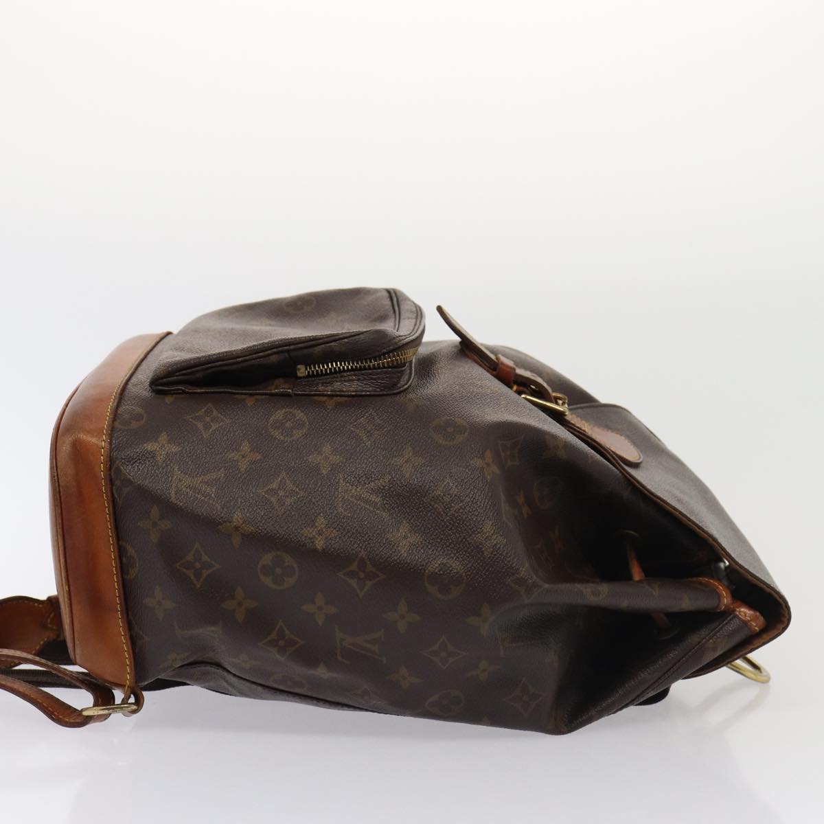 LOUIS VUITTON Monogram Montsouris GM Backpack M51135 LV Auth 82289