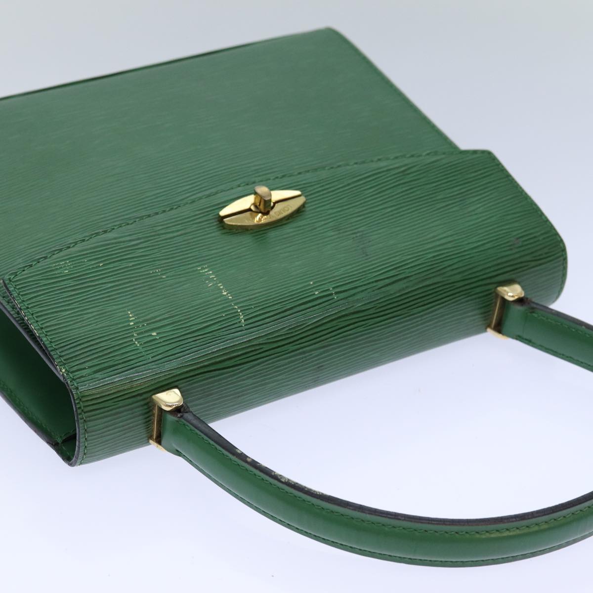 LOUIS VUITTON Epi Malesherbes Hand Bag Green M52374 LV Auth 82304