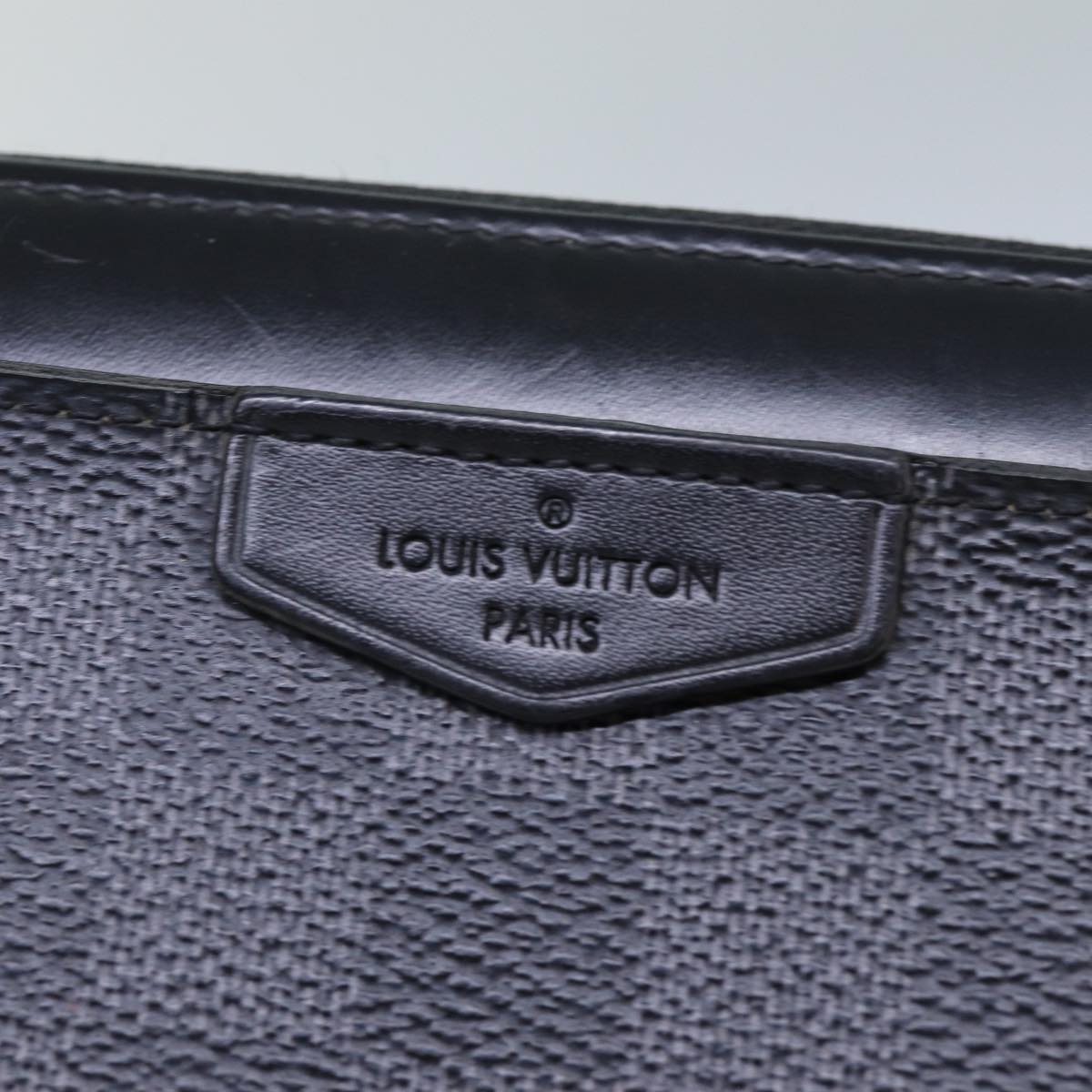 LOUIS VUITTON Damier Graphite Zippy Dragonne Long Wallet N60379 LV Auth 82358