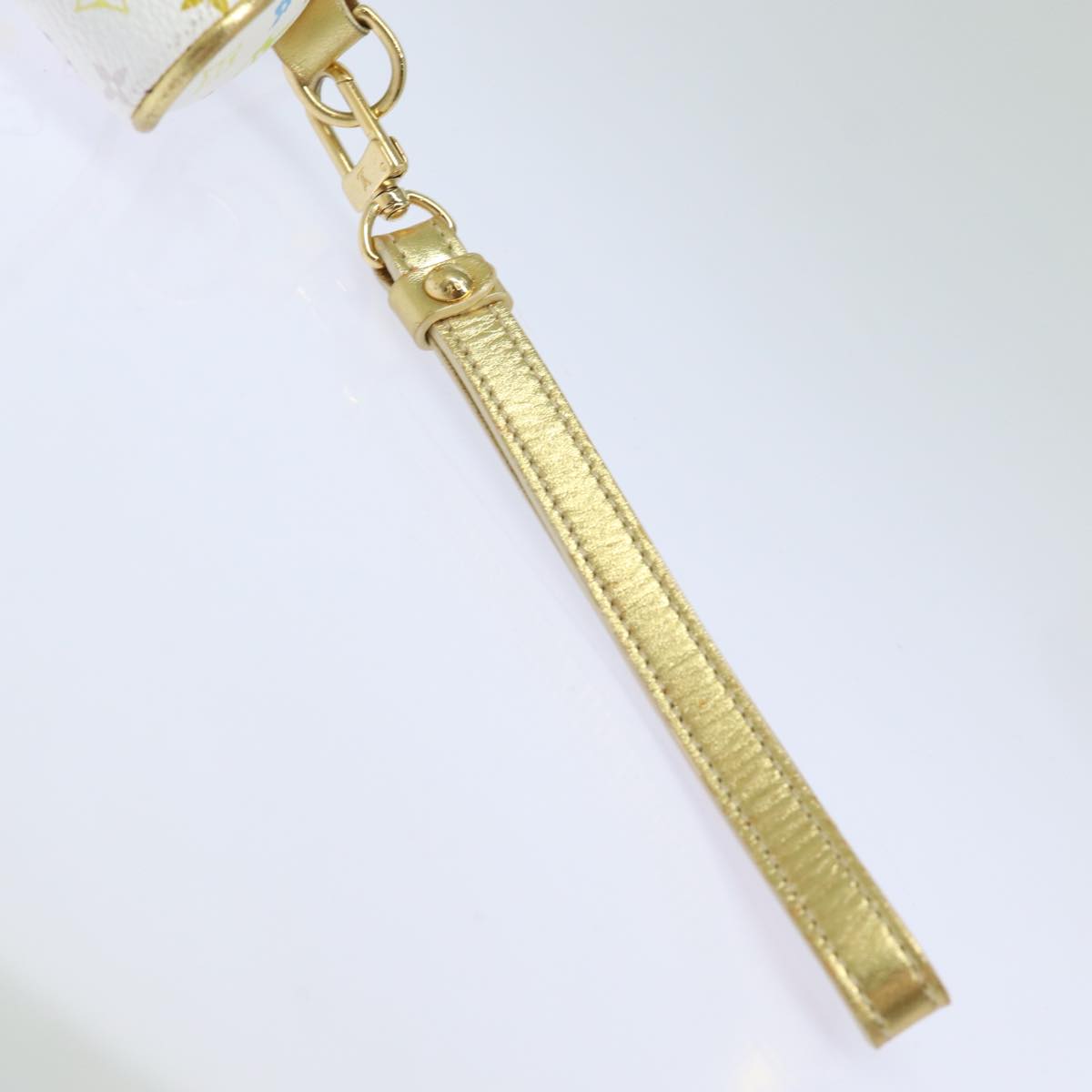 LOUIS VUITTON Monogram Multicolor Kate Pouch White Bron M55212 LV Auth 82391SAV