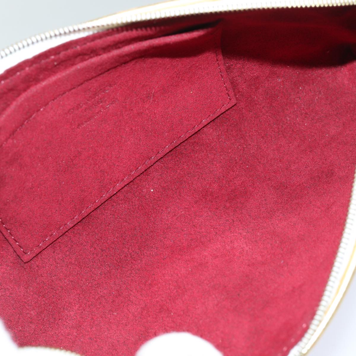 LOUIS VUITTON Monogram Multicolor Kate Pouch White Bron M55212 LV Auth 82391SAV