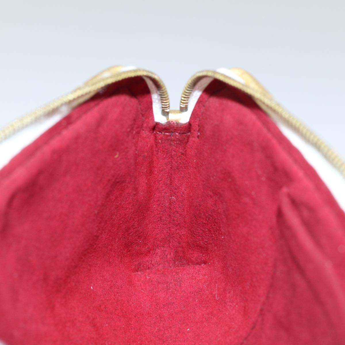 LOUIS VUITTON Monogram Multicolor Kate Pouch White Bron M55212 LV Auth 82391SAV