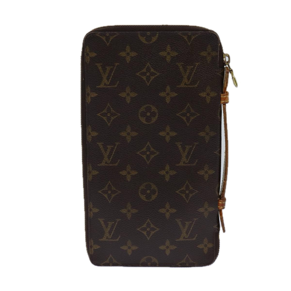 LOUIS VUITTON Monogram Organizer De Voyage Travel Case M60120 LV Auth 82495