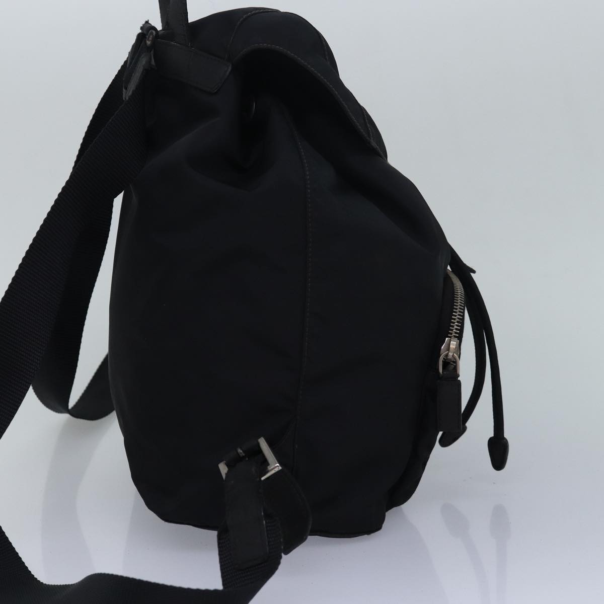 PRADA Backpack Nylon Black Auth 82567