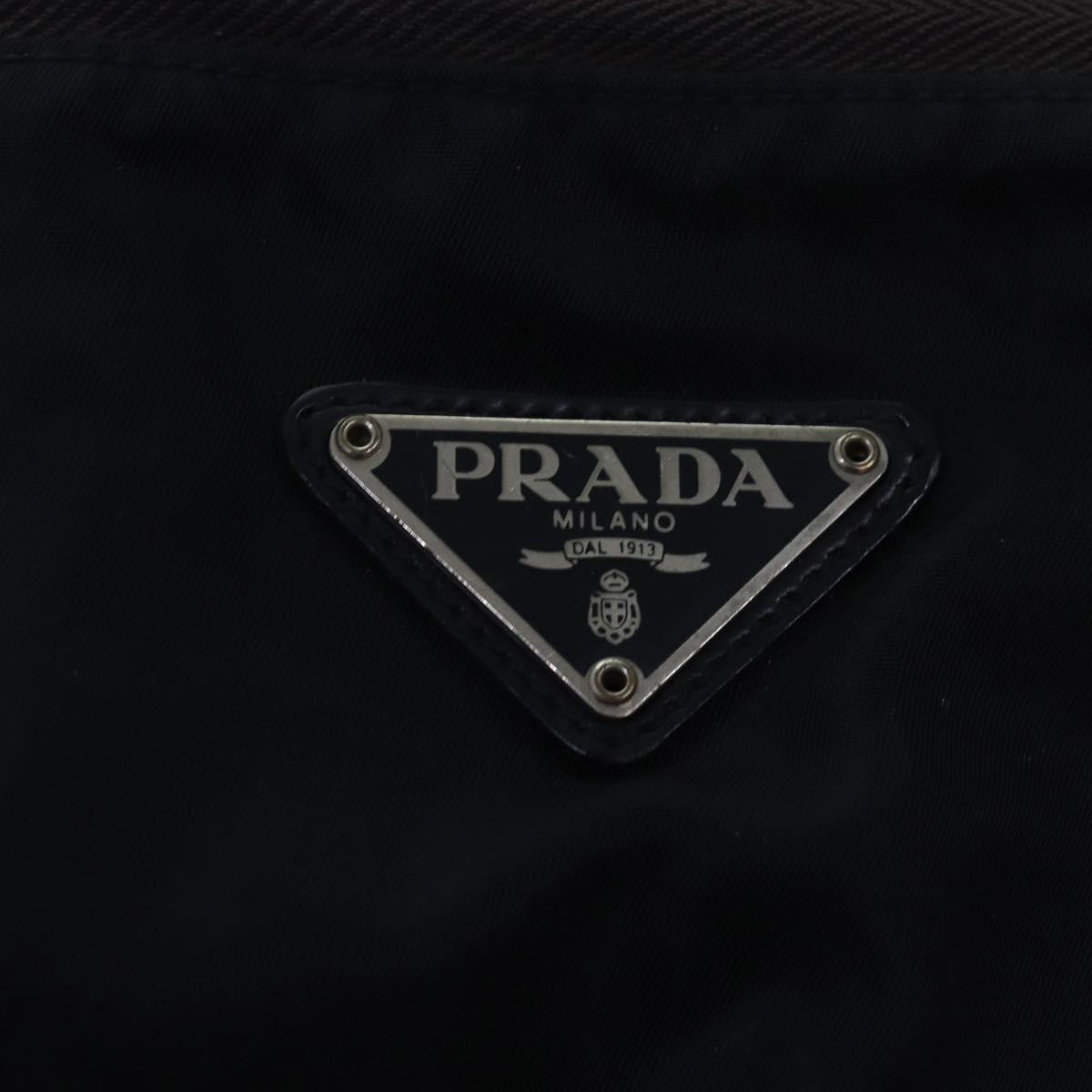 PRADA Backpack Nylon Black Auth 82571