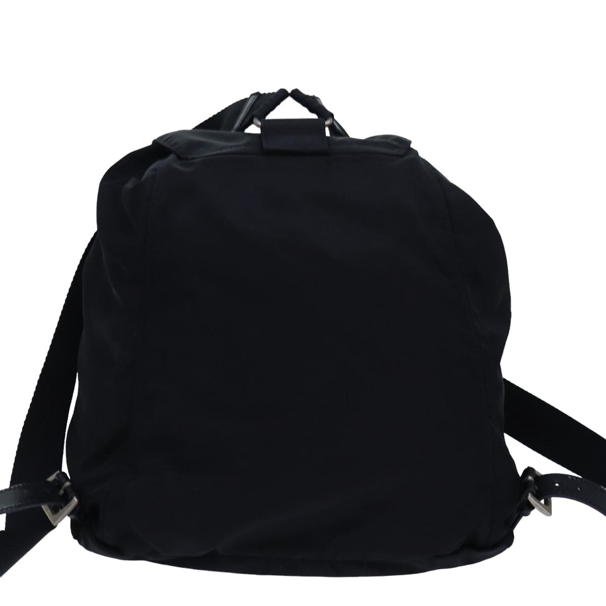 PRADA Backpack Nylon Black Auth 82571