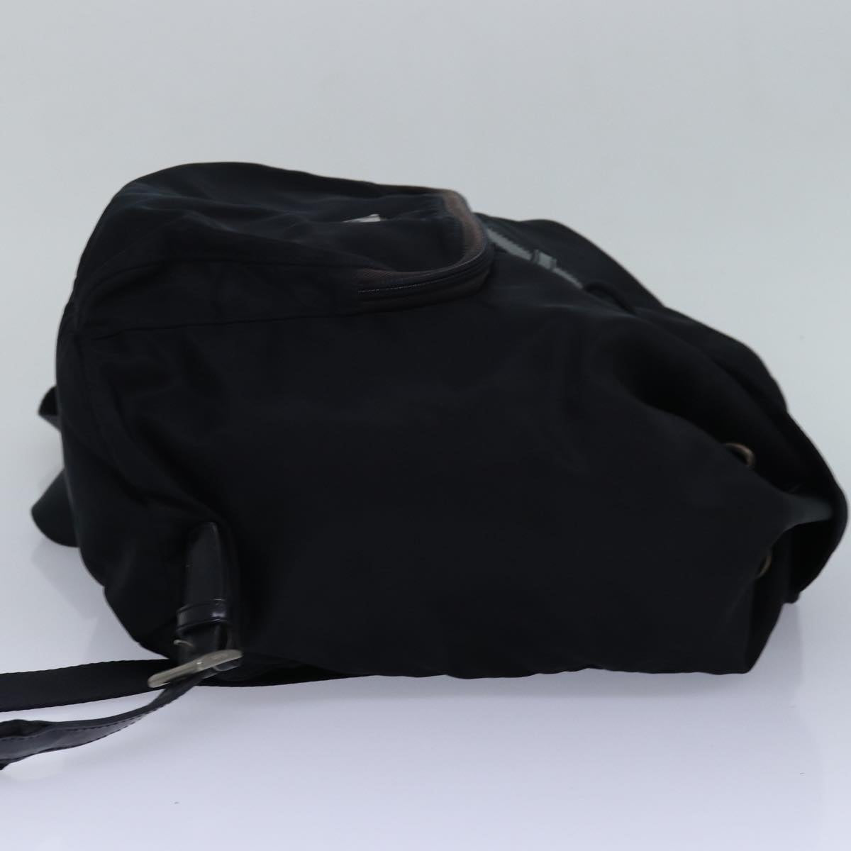 PRADA Backpack Nylon Black Auth 82571