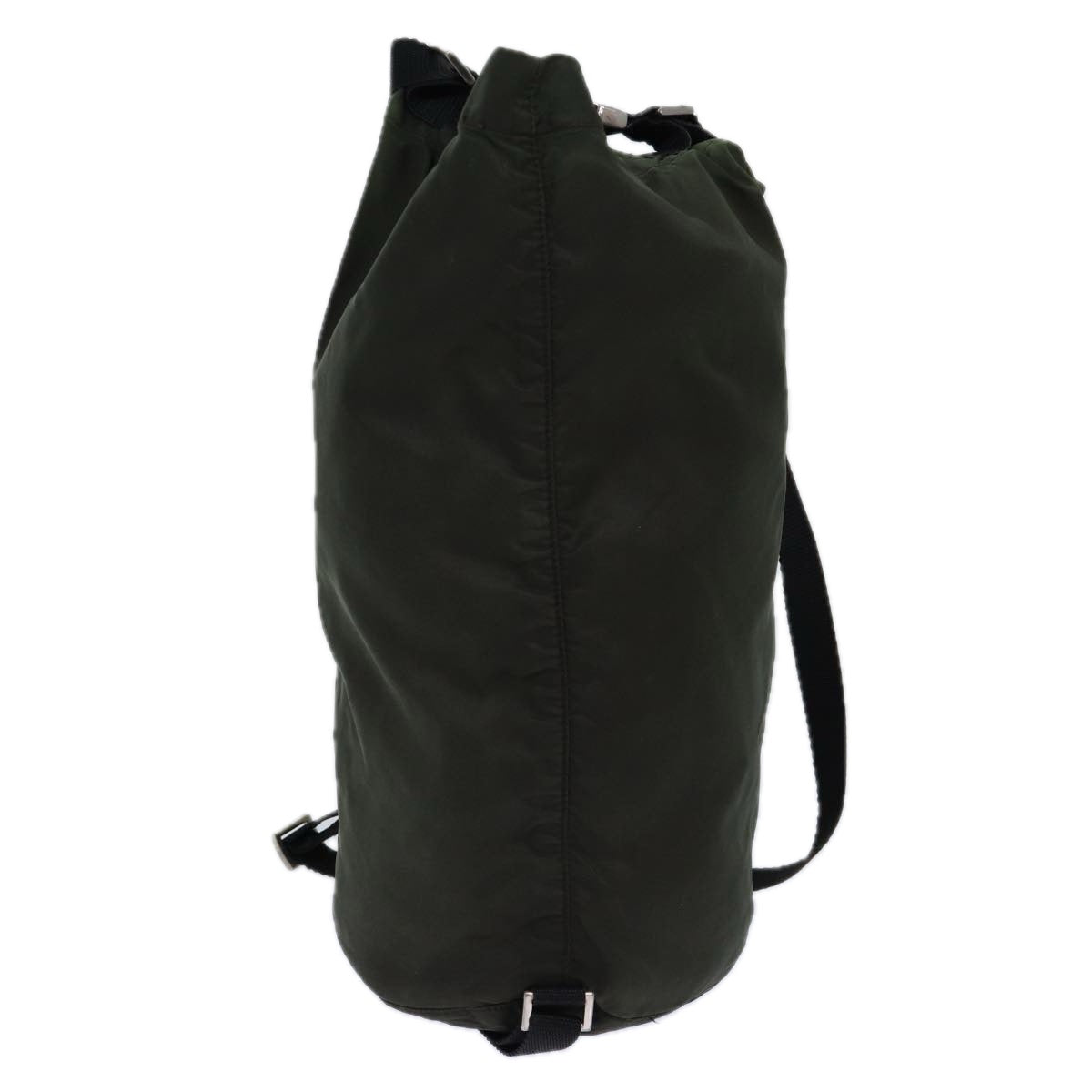 PRADA Shoulder Bag Nylon Khaki Auth 82572