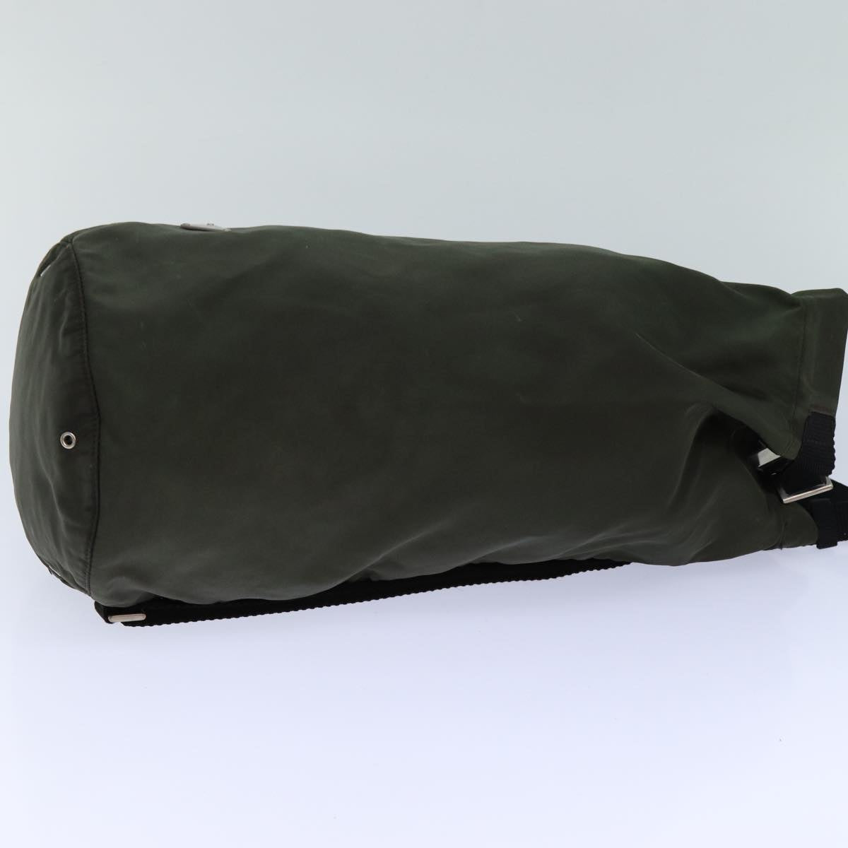 PRADA Shoulder Bag Nylon Khaki Auth 82572
