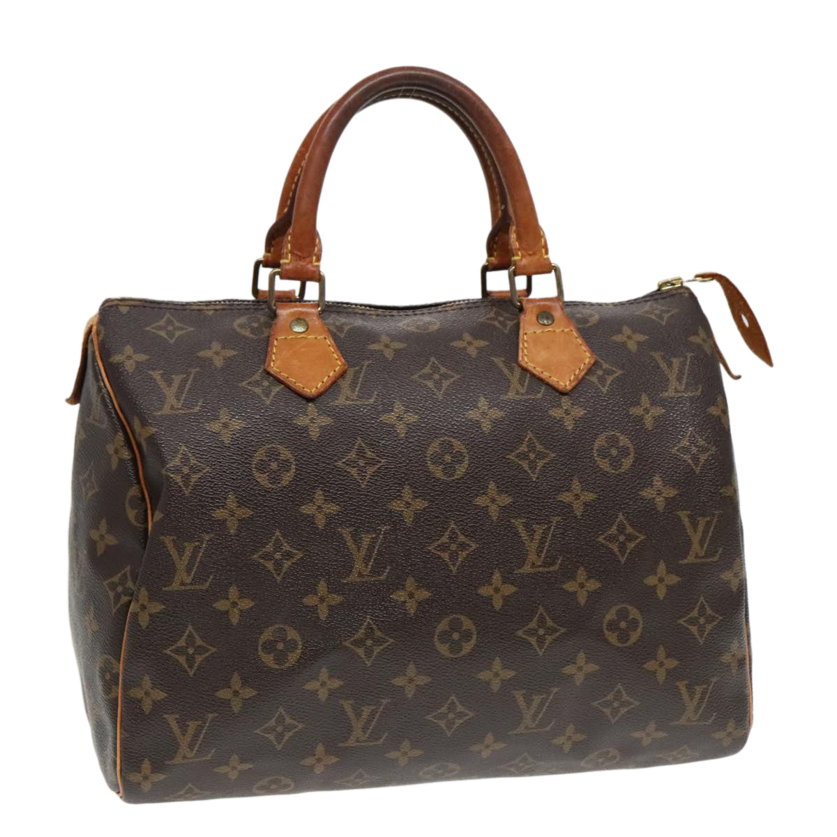 LOUIS VUITTON Monogram Speedy 30 Hand Bag M41526 LV Auth 82653