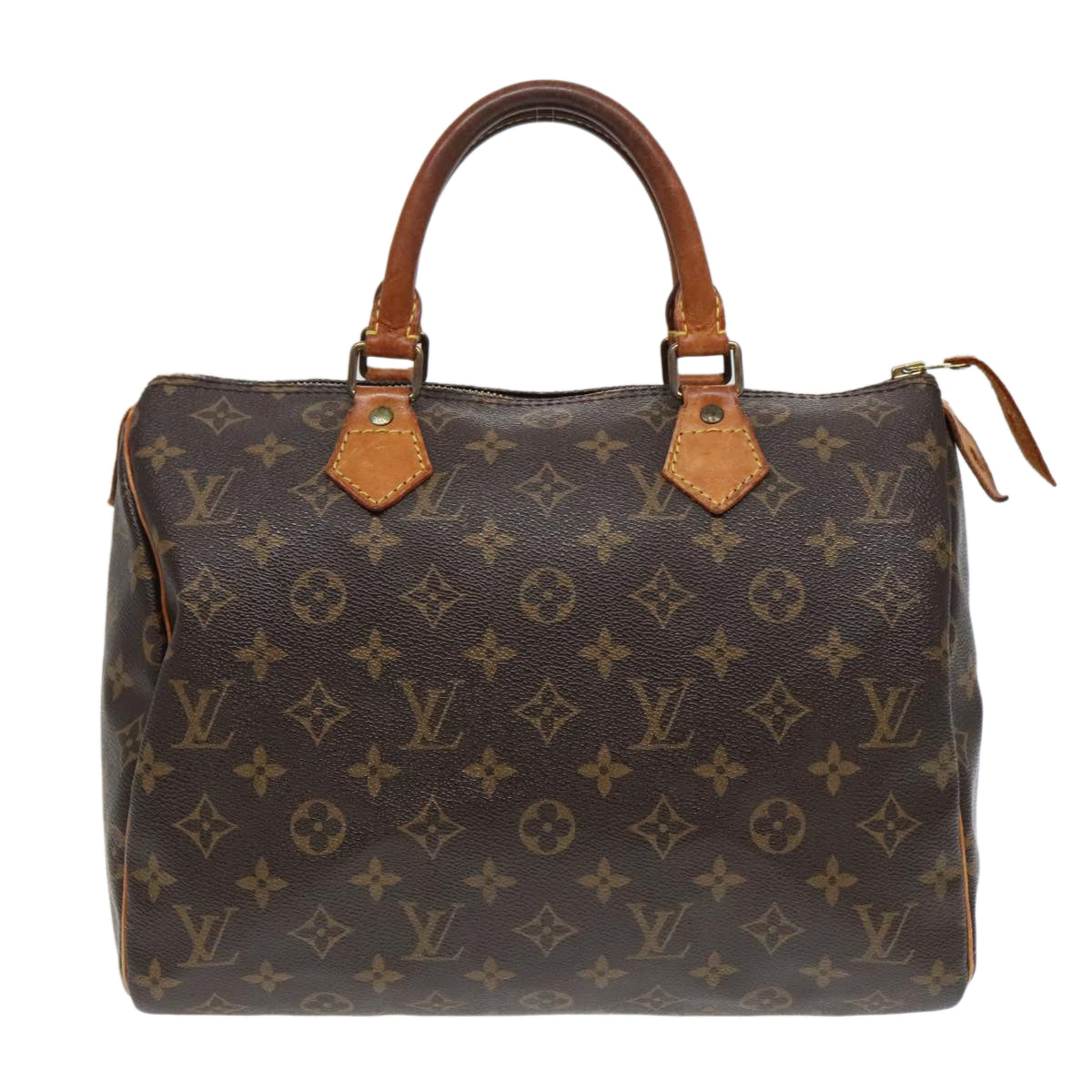 LOUIS VUITTON Monogram Speedy 30 Hand Bag M41526 LV Auth 82653